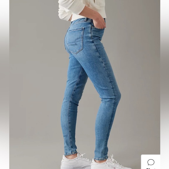 AMERICAN EAGLE High-Rise Next-Level stretch jegging. Size 6 X-long. EUC. - Picture 3 of 13